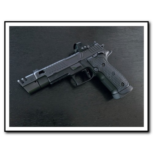 Armory Craft, 13.5x1 LH 9mm Compensator, Black, Fits Sig P226/8/9